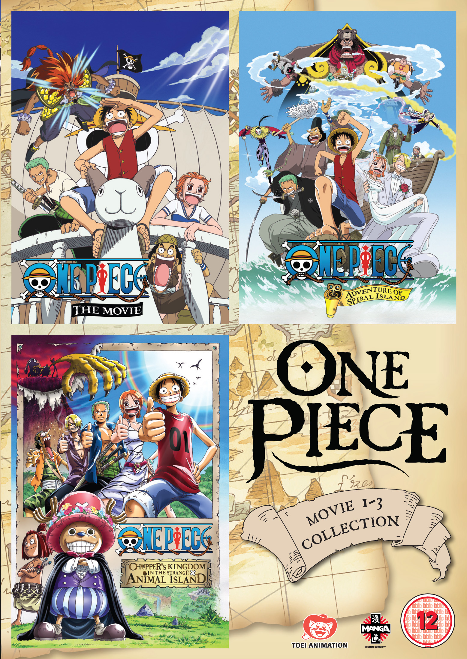 One Piece Movie Collection 1 (Movies 1-3) - Fetch Publicity