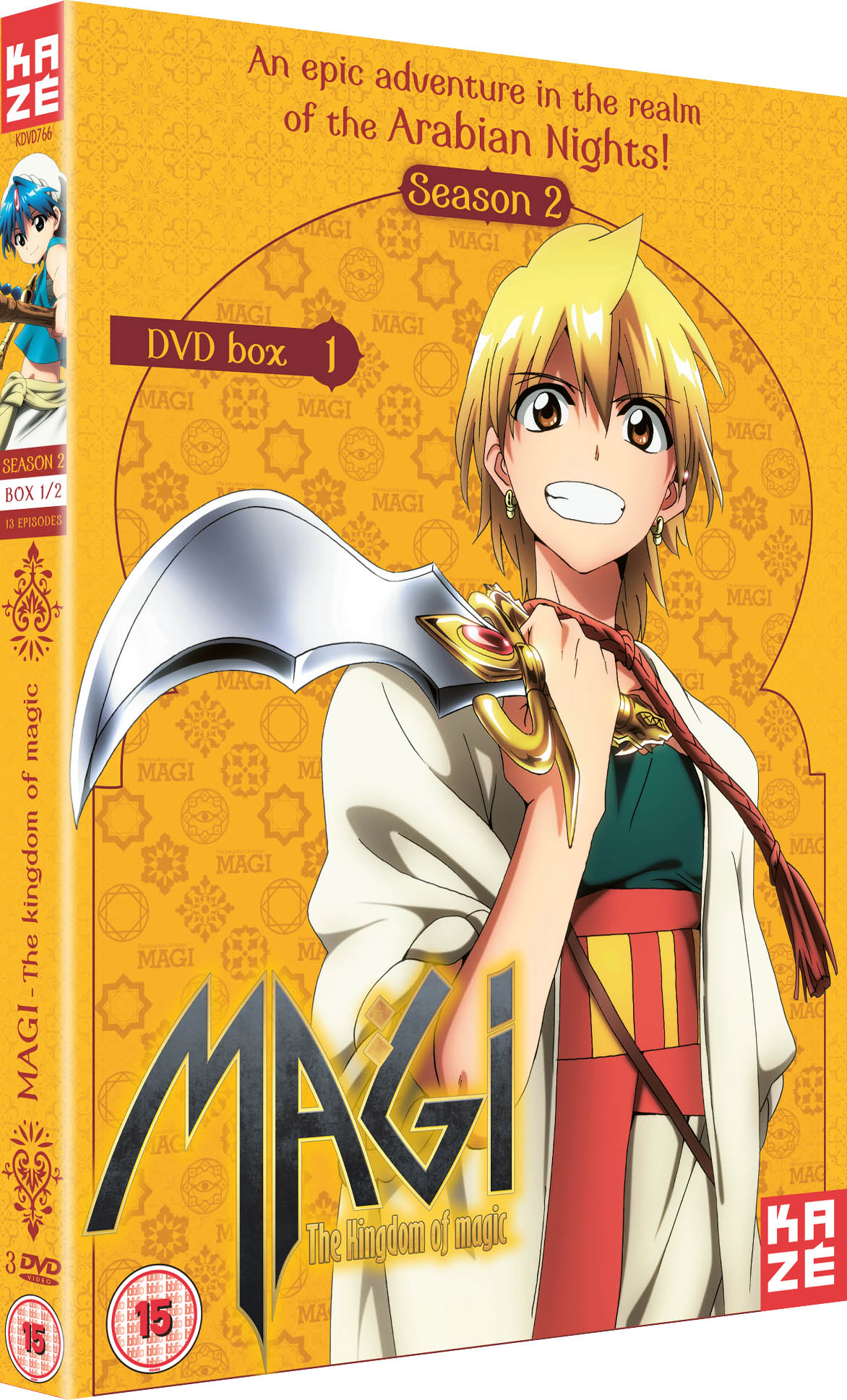Manga · Magi - The Kingdom Of Magic Season 2 Part 2 (Blu-ray) (2015)